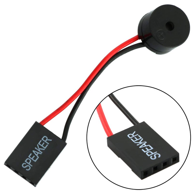 RuiLing 3-Pack Computer Motherboard Alarm Buzzer BIOS Beep Internal PC Speaker 60mm - Image 3